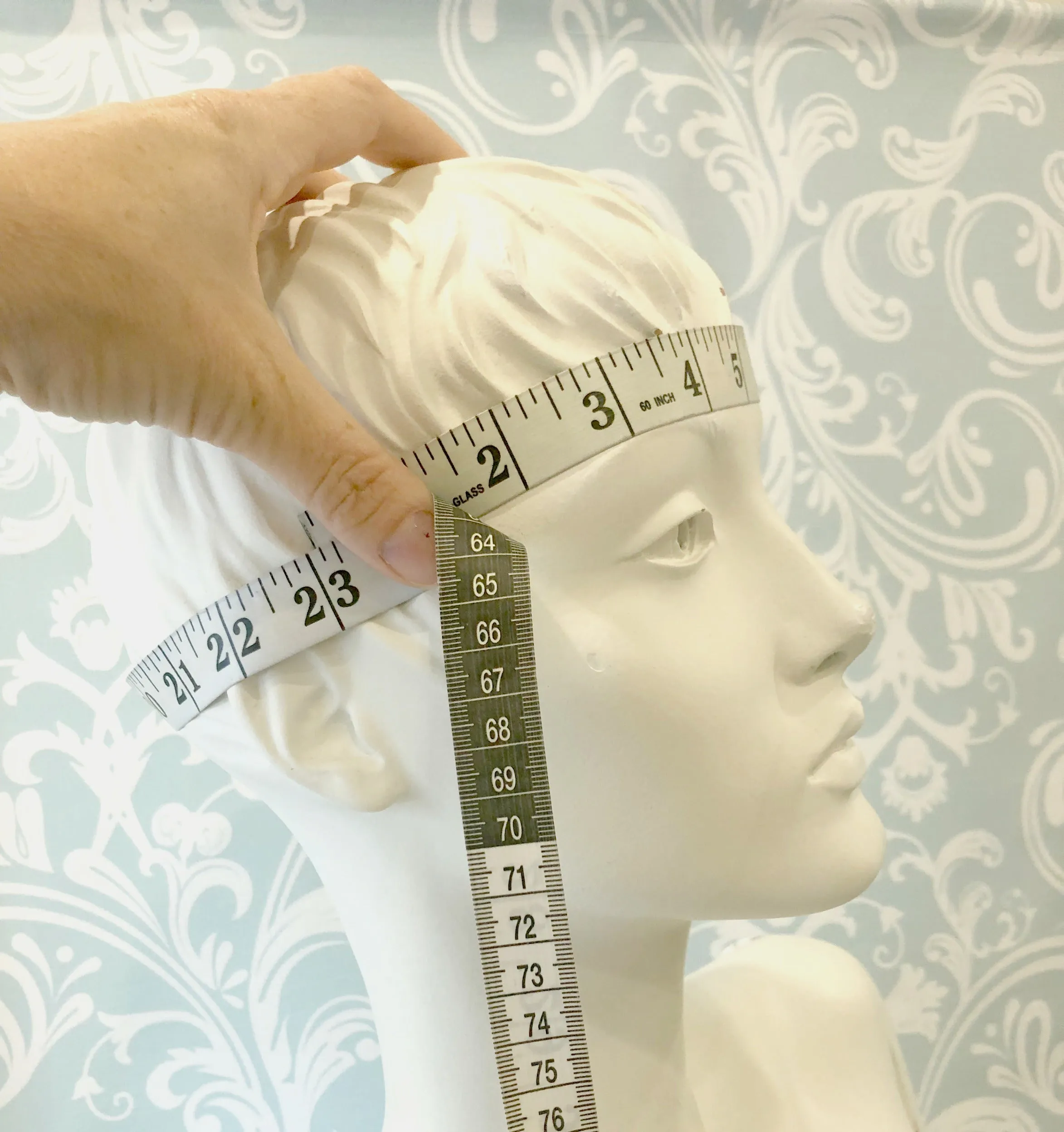 20s Fleece Hat with lace Band and Flower Detail | The Alice Cloche