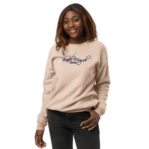 Black Mogul Collection Unisex sueded fleece sweatshirt