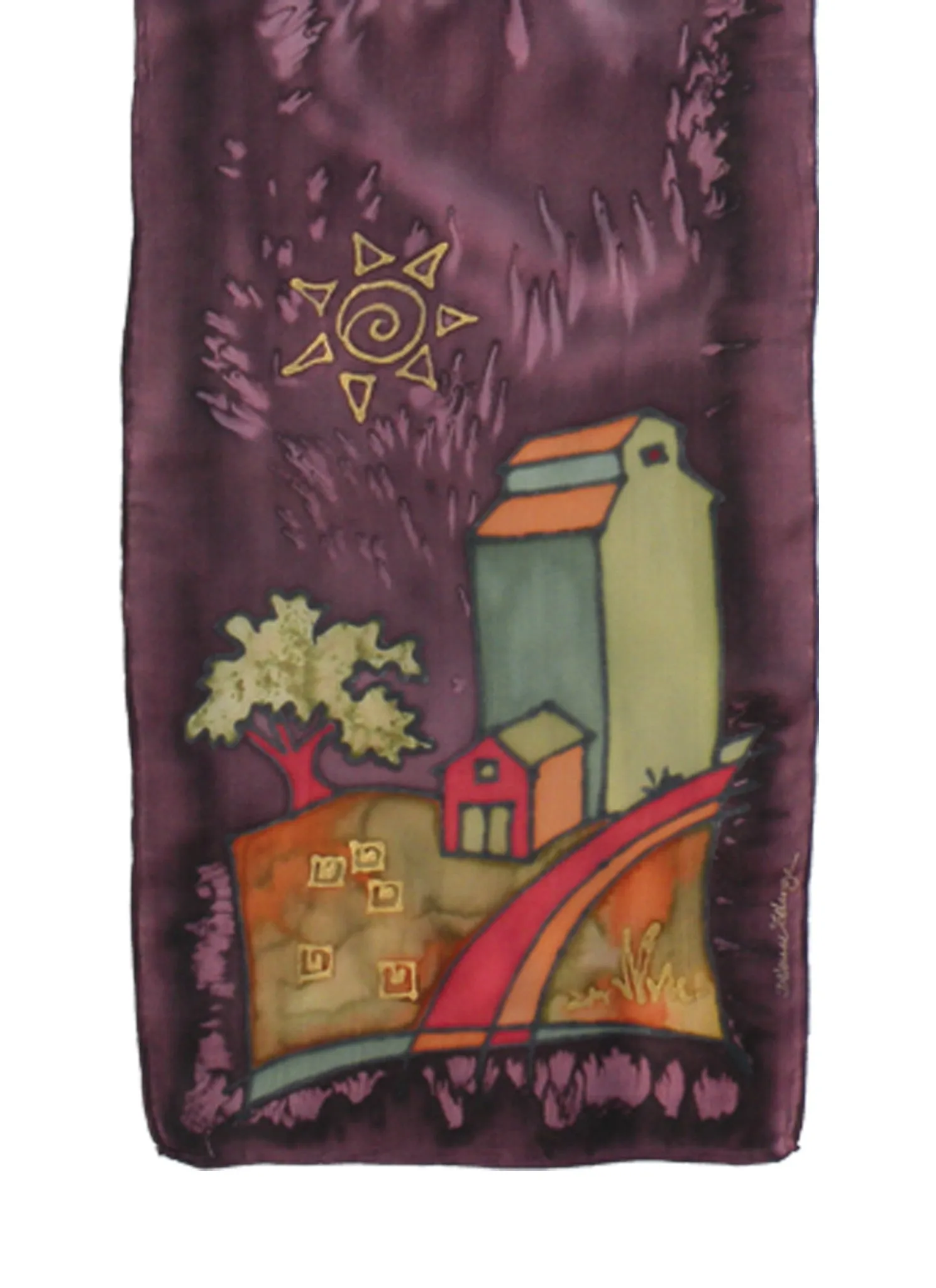 Grain Elevator Scarf | 8" x 54"