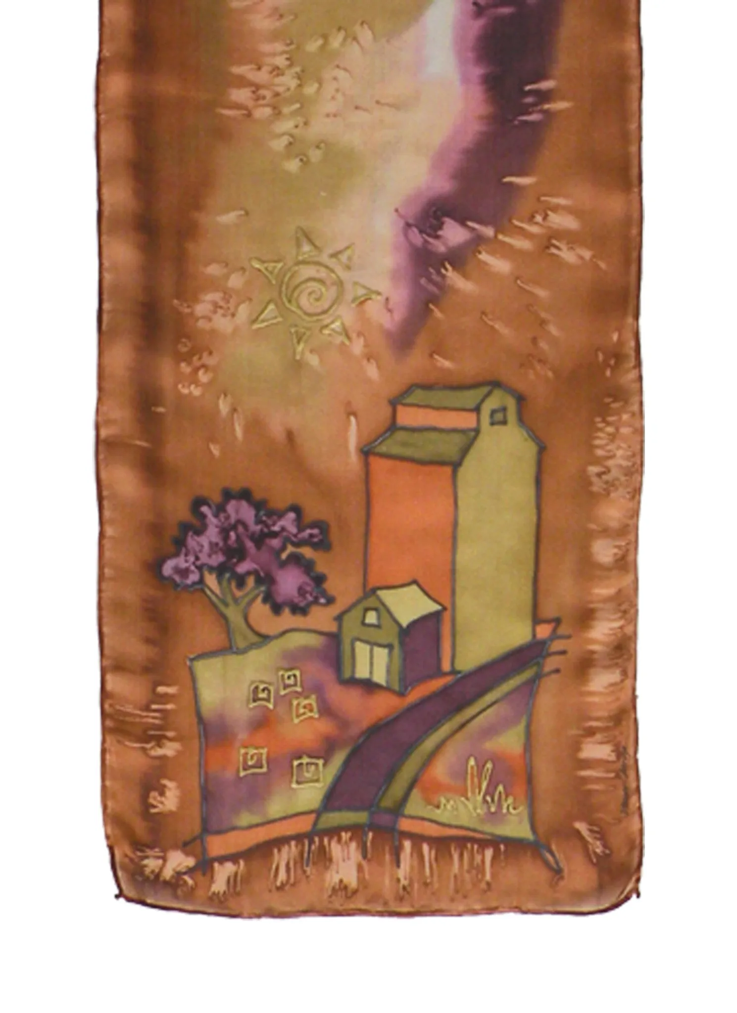 Grain Elevator Scarf | 8" x 54"