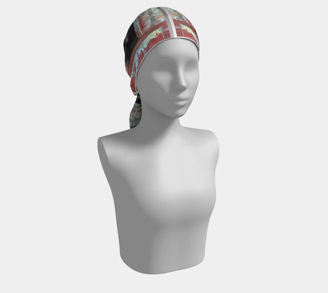 Horse in Red Barn by JVH Long Scarf