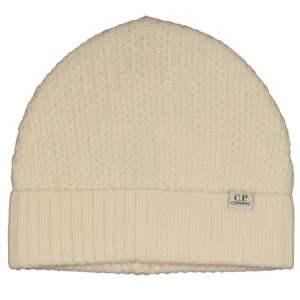 Lambswool Knit Logo Beanie