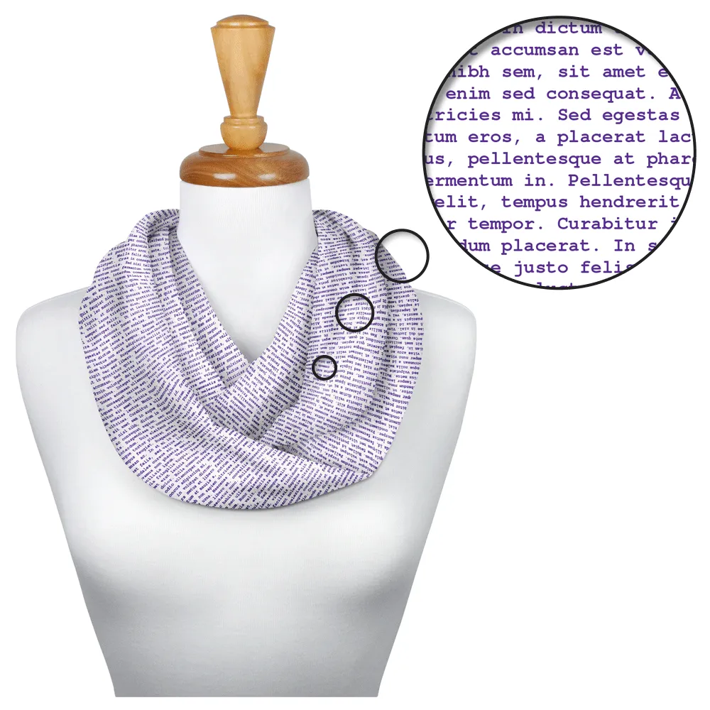 NaNoWriMo Custom Scarf