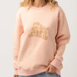 RHYTHM SUNBATHER BOYFRIEND FLEECE - PNK