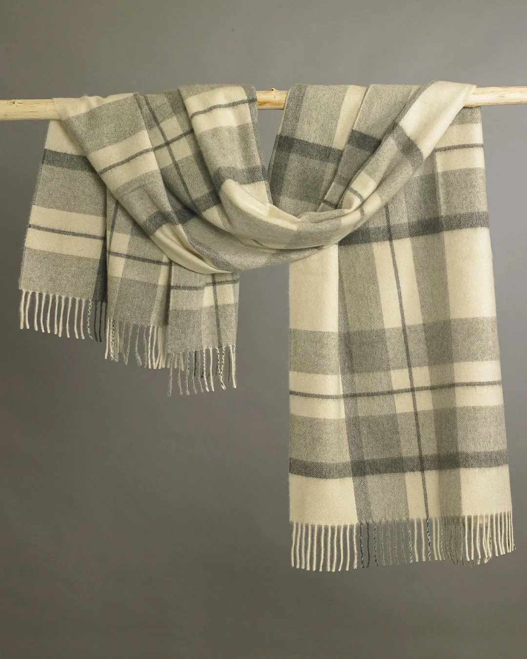 Shortbread Check Cashmere Stole
