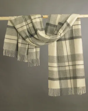 Shortbread Check Cashmere Stole