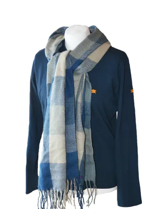 Southern Marine's Plaid Scarf in Blue    ON SALE