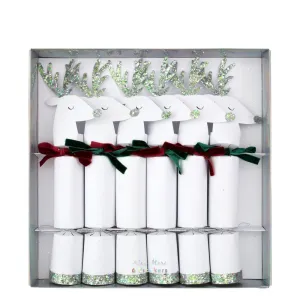 White Reindeer Medium Crackers